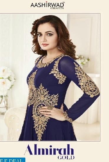 aashirwad almirah Gold Wholesale party-wear Suits Supplier aashirwad almirah Gold Wholesale party-wear Suits Supplier