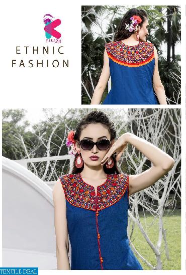 kersom Blue lagoon Wholesale Ready made kurtis kersom Blue lagoon Wholesale Ready made kurtis