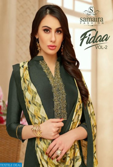 Samaira Fidaa vol-2 Wholesale ladies Dress materials Samaira Fidaa vol-2 Wholesale ladies Dress materials