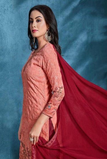 Vipul Petals Wholesale Cotton Work Dress Material Vipul Petals Wholesale Cotton Work Dress Material
