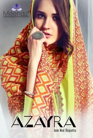 Meenaz Azayra Dealer Jam Mal Dupatta Dress Material Meenaz Azayra Dealer Jam Mal Dupatta Dress Material