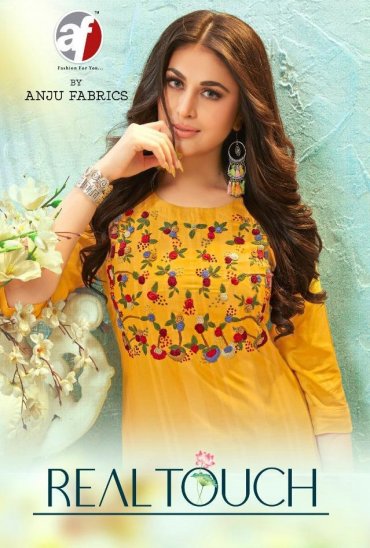 ANJU FAB REAL TOUCH VISCOSE RAYON HANDWORK KURTI WITH PANT COLLECTION ANJU FAB REAL TOUCH VISCOSE RAYON HANDWORK KURTI WITH PANT COLLECTION