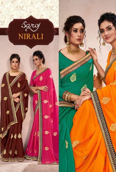 SAROJ LAUNCH NIRALI VICHITRA SILK CLASSY AND FANCY SAREES SAROJ LAUNCH NIRALI VICHITRA SILK CLASSY AND FANCY SAREES
