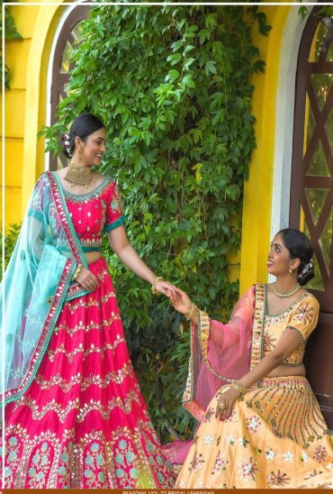 Peafowl Vol-77 Wholesale Bridal Lehengas Peafowl Vol-77 Wholesale Bridal Lehengas