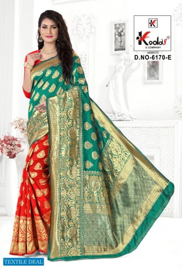 Kodas Suzuki 6170 Wholesale Silk Rich Pallu Sarees Kodas Suzuki 6170 Wholesale Silk Rich Pallu Sarees