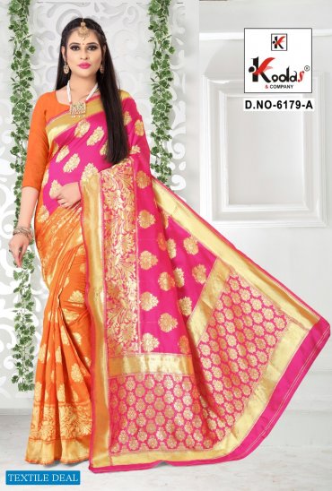 Kodas Suzuki 6179 Wholesale Silk Rich Pallu Sarees Kodas Suzuki 6179 Wholesale Silk Rich Pallu Sarees