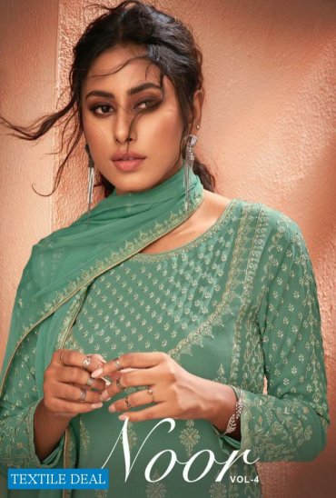 Karma Noor Vol-4 Wholesale Pure Muslin Lakhnavi Embroidered Salwar Suits Karma Noor Vol-4 Wholesale Pure Muslin Lakhnavi Embroidered Salwar Suits