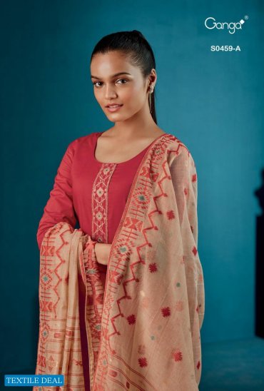 Ganga Twila S0459 Wholesale Shopping Premium Cotton Salwar Kameez Ganga Twila S0459 Wholesale Shopping Premium Cotton Salwar Kameez