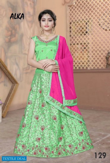 Alka Alka Vol-6 Wholesale Kidswear Lehengas Alka Alka Vol-6 Wholesale Kidswear Lehengas