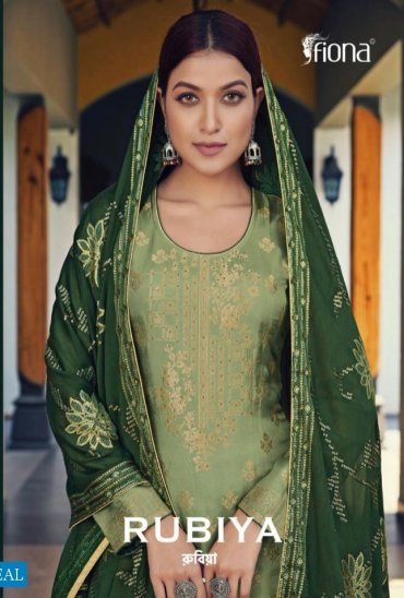 RUBIYA BY FIONA PURE DOLA JACQUARD EXCLUSIVE FANCY SALWAR KAMEEZ RUBIYA BY FIONA PURE DOLA JACQUARD EXCLUSIVE FANCY SALWAR KAMEEZ