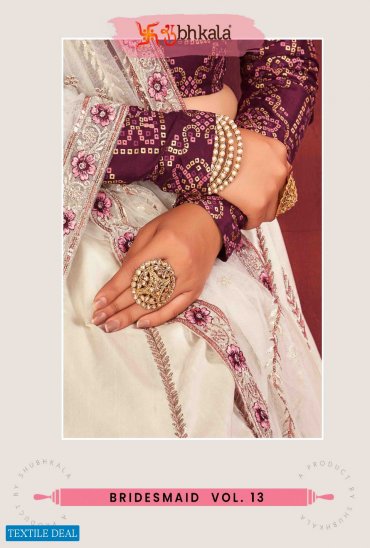 Shubhkala Bridesmaid Vol-13 Wholesale Exclusive Designer Lehenga Choli Collection Shubhkala Bridesmaid Vol-13 Wholesale Exclusive Designer Lehenga Choli Collection