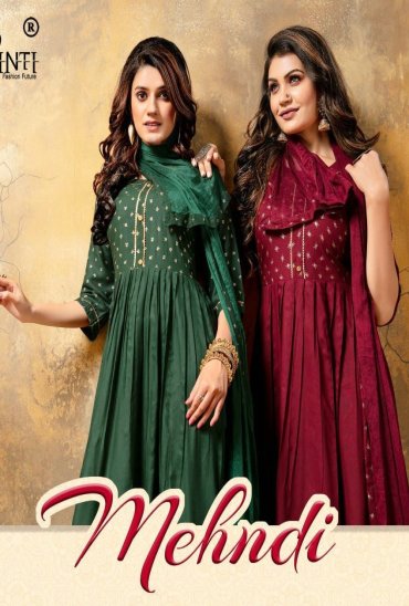 Kinti Mehndi Wholesale Heavy Reyon Kurti With Dupatta Catalogs Kinti Mehndi Wholesale Heavy Reyon Kurti With Dupatta Catalogs