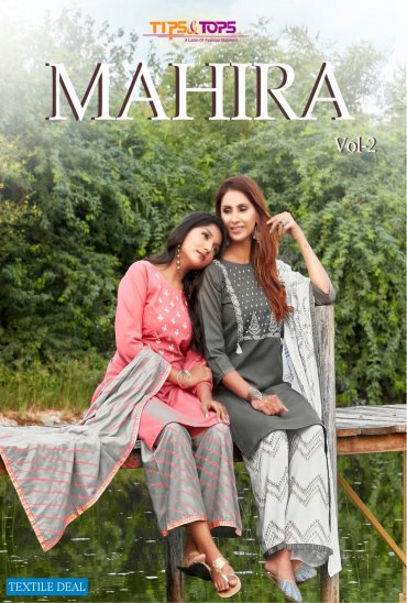 MAHIRA VOL 02 BY TIPS & TOPS FANCY FESTIVAL WEAR DRESS WITH BOTTOM & DUPATTA MAHIRA VOL 02 BY TIPS & TOPS FANCY FESTIVAL WEAR DRESS WITH BOTTOM & DUPATTA