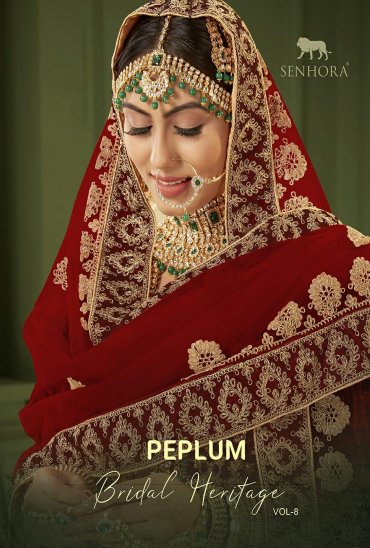 Senhora Peplum Bridal Heritage Vol-8 Wholesale Designer Lehengas Senhora Peplum Bridal Heritage Vol-8 Wholesale Designer Lehengas