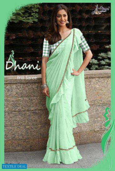 Arya Dhani Wholesale Frill Sarees Arya Dhani Wholesale Frill Sarees