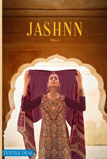 Karma Jashnn Vol-4 Wholesale Silk Minakari Work Dress Karma Jashnn Vol-4 Wholesale Silk Minakari Work Dress