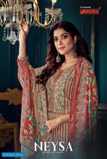 Roli Moli Neysa Wholesale Pashmina Jacquard Salwar Kameez Roli Moli Neysa Wholesale Pashmina Jacquard Salwar Kameez