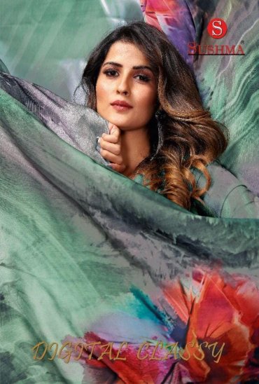 Sushma Digital Classy Wholesale Printed Indian Sarees Sushma Digital Classy Wholesale Printed Indian Sarees