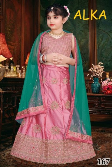 Alka Kidswear Lehenga 167 To 170 Series Kids lehengas Alka Kidswear Lehenga 167 To 170 Series Kids lehengas