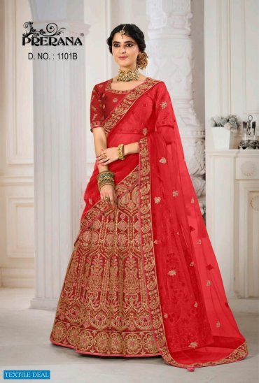 Prerana 1101 To 1109 Colour Wholesale Designer Ethnic Lehengas Prerana 1101 To 1109 Colour Wholesale Designer Ethnic Lehengas