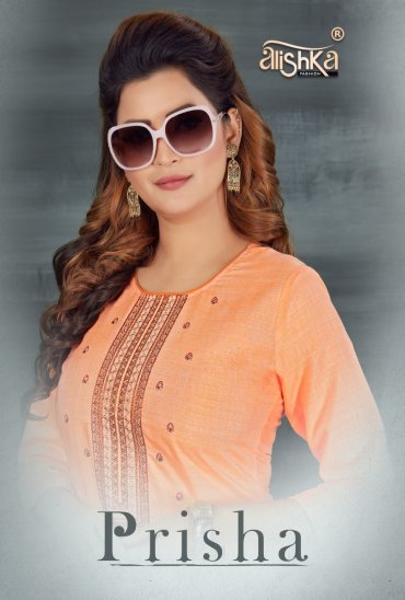 Alishka Prisha wholesale Reyon Embroidered Long Kurtis Alishka Prisha wholesale Reyon Embroidered Long Kurtis