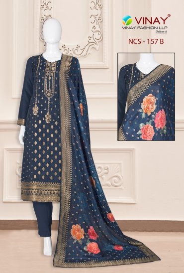 Vinay NCS-157 Wholesale Russian Jacquard Salwar Kameez Vinay NCS-157 Wholesale Russian Jacquard Salwar Kameez