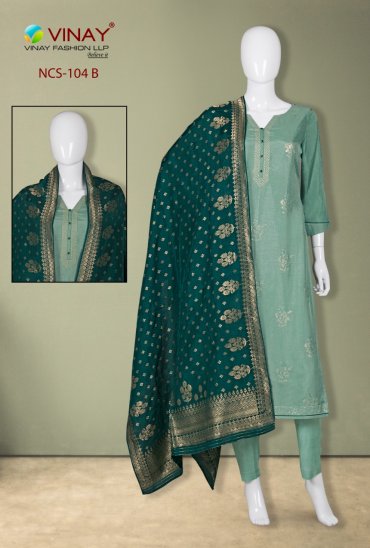 Vinay NCS-104 Wholesale Dola With Sequence Work Salwar Kameez Vinay NCS-104 Wholesale Dola With Sequence Work Salwar Kameez
