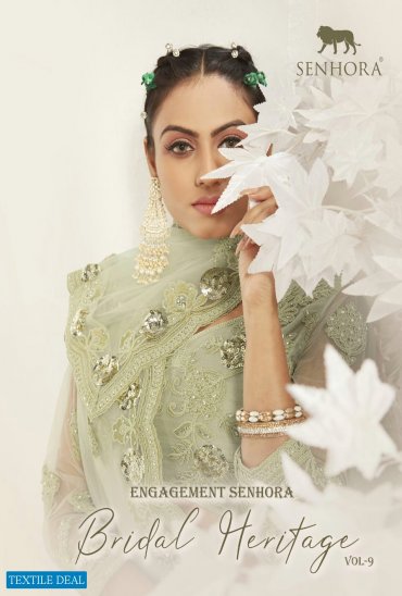 Senhora Engagement Bridal Heritage Vol-9 Wholesale Designer Lehengas Senhora Engagement Bridal Heritage Vol-9 Wholesale Designer Lehengas