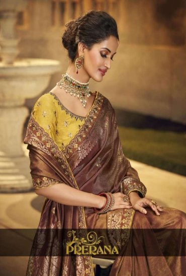 PRERANA SAREE 1501-1509 SERIES PARTY WEAR HEAVY ELEGANT INDIAN SAREES LOOK PRERANA SAREE 1501-1509 SERIES PARTY WEAR HEAVY ELEGANT INDIAN SAREES LOOK