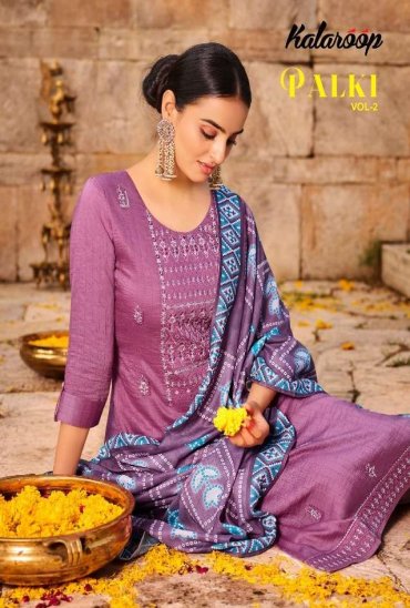 KALAROOP PALKI VOL 2 FANCY TOP WITH PENT AND DUPATTA SET BEST PRICE KALAROOP PALKI VOL 2 FANCY TOP WITH PENT AND DUPATTA SET BEST PRICE