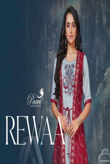 REEWA BY PAAVI HEAVY RAYON PRINT TOP , SKIRT AND JACKET CATALOG WHOLESALER BEST RATE REEWA BY PAAVI HEAVY RAYON PRINT TOP , SKIRT AND JACKET CATALOG WHOLESALER BEST RATE