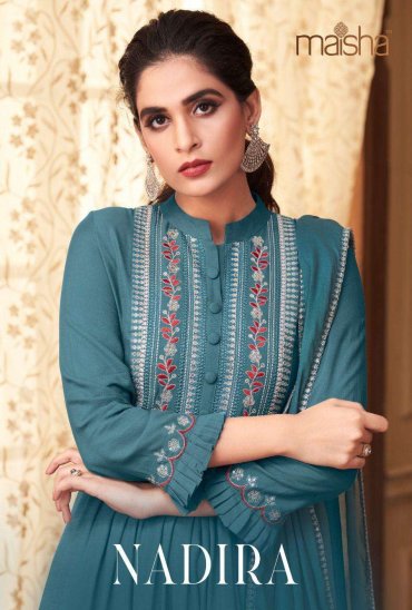 MASKEENJI LAUNCH NADIRA VISCOSE RAYON READYMADE LONG KURTIS WHOLESALER MASKEENJI LAUNCH NADIRA VISCOSE RAYON READYMADE LONG KURTIS WHOLESALER