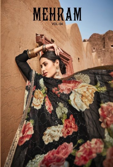 Karma Mehram Vol-4 Wholesale Pure Georgette Embroidered Salwar Kameez Karma Mehram Vol-4 Wholesale Pure Georgette Embroidered Salwar Kameez
