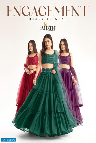 ALIZEH ENGAGEMENT READY TO WEAR READYMADE LEHENGA COLLECTION ALIZEH ENGAGEMENT READY TO WEAR READYMADE LEHENGA COLLECTION