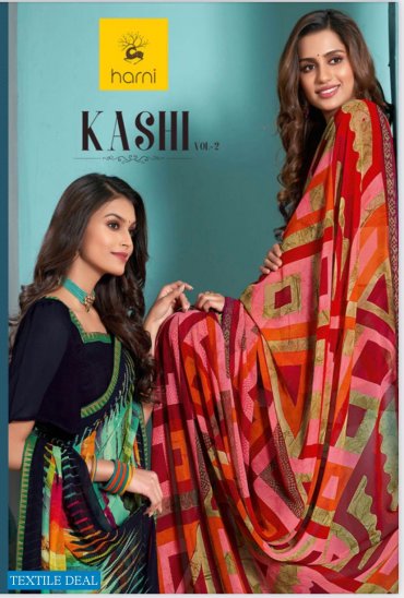 Harni Kashi Vol-2 Wholesale Printed Indian Sarees Harni Kashi Vol-2 Wholesale Printed Indian Sarees