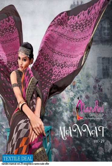 Nandini Mannat Vol-29 Wholesale Casual Indian Sarees Nandini Mannat Vol-29 Wholesale Casual Indian Sarees