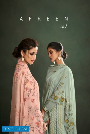 Karma Afreen Wholesale Pure Muslin Embroidered Work Salwar Suits Karma Afreen Wholesale Pure Muslin Embroidered Work Salwar Suits