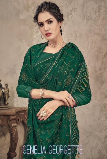 YNF GENELIA GEORGETTE WHOLESALE GEORGETTE INDIAN SAREES YNF GENELIA GEORGETTE WHOLESALE GEORGETTE INDIAN SAREES