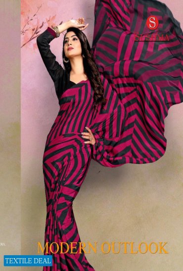 Sushma Modern Outlook Wholesale Printed Indian Sarees Sushma Modern Outlook Wholesale Printed Indian Sarees