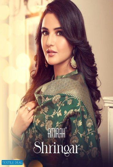 Amirah Shringar Wholesale Heavy Modal Silk With Work Suits Amirah Shringar Wholesale Heavy Modal Silk With Work Suits