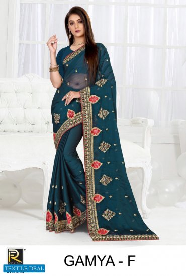GAMYA BY RANJNA SAREES FABRIC CHIFFONE EMBROIDERY WORK HEAVY DIAMOND SAREES COLLECTION GAMYA BY RANJNA SAREES FABRIC CHIFFONE EMBROIDERY WORK HEAVY DIAMOND SAREES COLLECTION