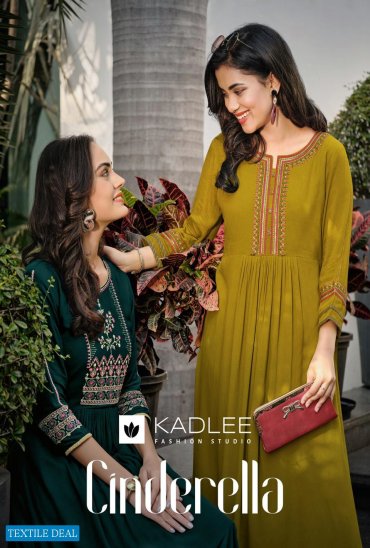KADLEE CINDERELLA RAYON FANCY KURTI COLLECTION AT TEXTILE DEAL KADLEE CINDERELLA RAYON FANCY KURTI COLLECTION AT TEXTILE DEAL