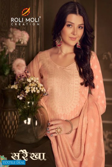 Roli Moli Surekha Wholesale Feel Soft Cotton Designer Work Dress Material Roli Moli Surekha Wholesale Feel Soft Cotton Designer Work Dress Material