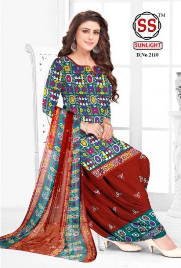 SSC Sunlight Wholesale Pure Cotton Printed Dress Material SSC Sunlight Wholesale Pure Cotton Printed Dress Material