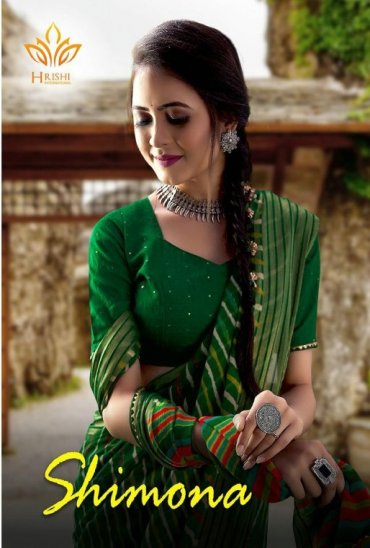 Hrishi Shimona Wholesale 40 40 Chiffon Indian Sarees Hrishi Shimona Wholesale 40 40 Chiffon Indian Sarees