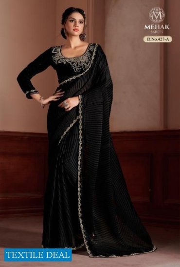 Mehak 427 Colour Wholesale Fancy Indian Sarees Mehak 427 Colour Wholesale Fancy Indian Sarees