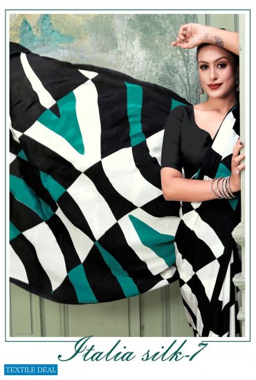 MINTORSI ITALIYA SILK VOL 7 CRAPE SILK PRINTED SAREES MINTORSI ITALIYA SILK VOL 7 CRAPE SILK PRINTED SAREES