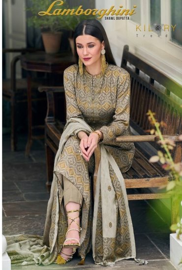 Kilory Lamborghini Wholesale Pure Pashmina Digital With Fancy Work Dress Material Kilory Lamborghini Wholesale Pure Pashmina Digital With Fancy Work Dress Material