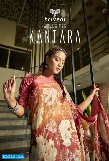 KANTARA BY TRIVENI ORGANZA SAREE COLLECTION KANTARA BY TRIVENI ORGANZA SAREE COLLECTION