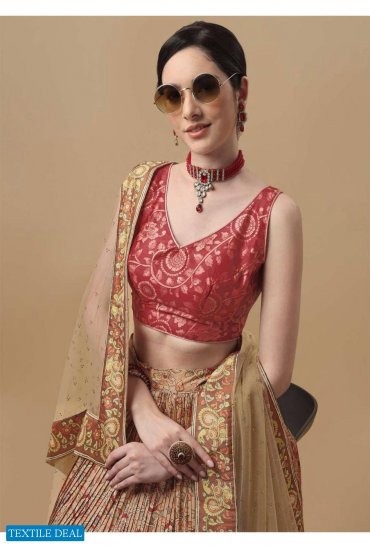 Saptrangi Kalamkari SL-1501 To SL-1510 Lehenga Collection Wholesaler Saptrangi Kalamkari SL-1501 To SL-1510 Lehenga Collection Wholesaler